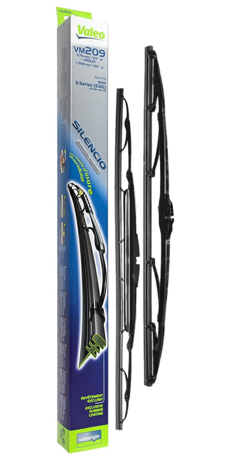 VM209 Valeo Silencio Conventional Wiper Blades Twin Pack