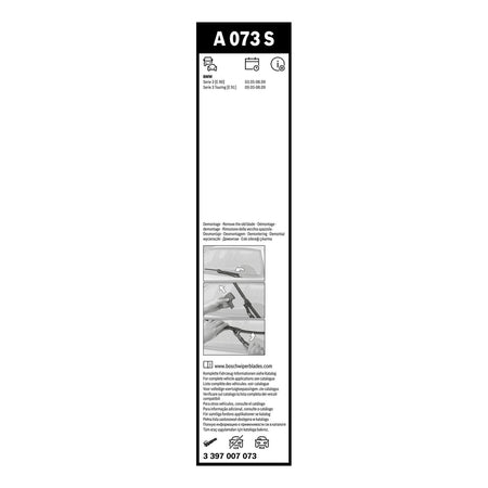 A073S Bosch Aerotwin Twin Pack