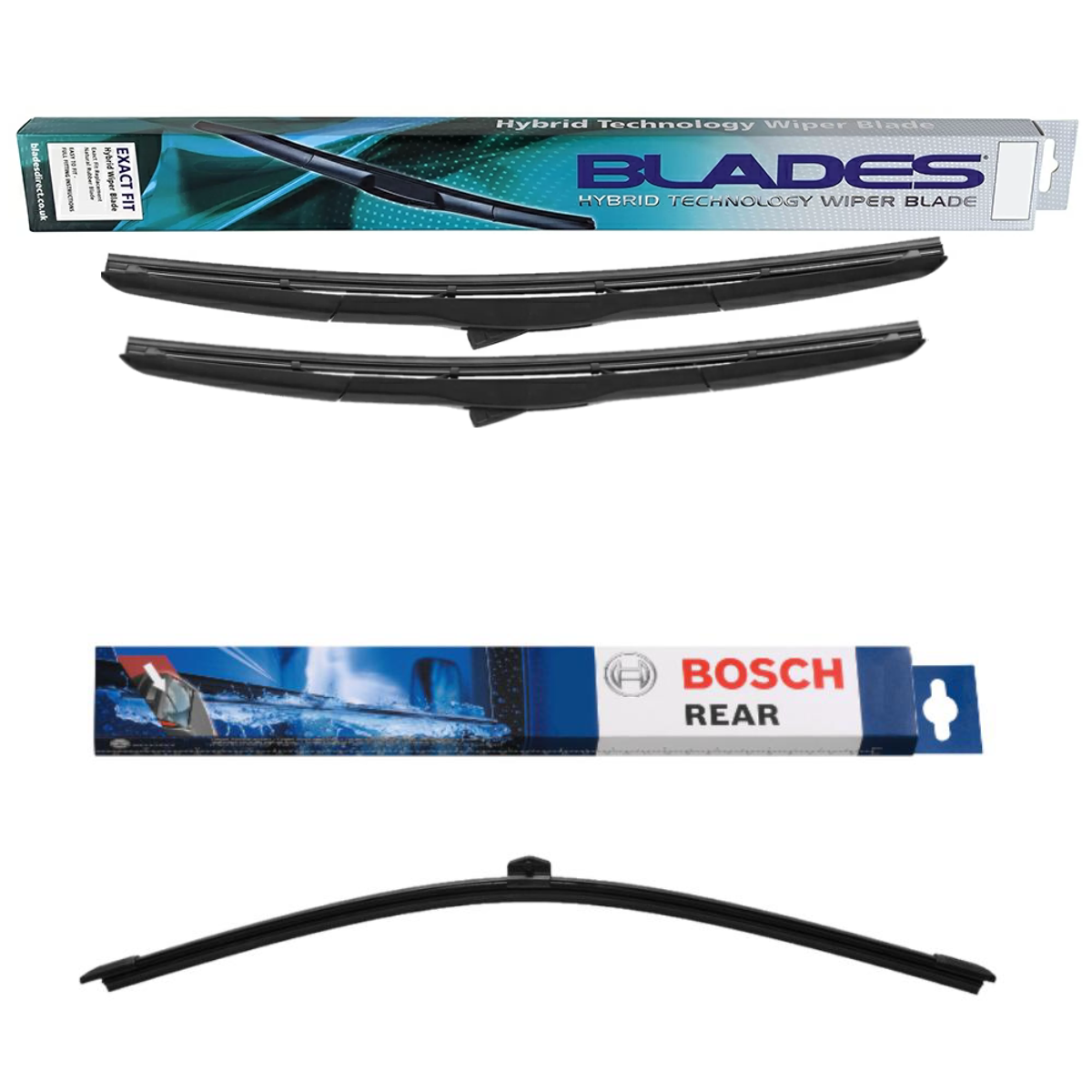 thumbnail image 2 of Phil Trade Ultraflat Rear Windscreen Wiper – 350mm / 14 Inch, Hook Arm, Easy Installation 2 of 6