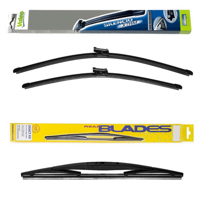 Valeo Silencio AquaBlade and Blades Rear Screen - Triple Pack