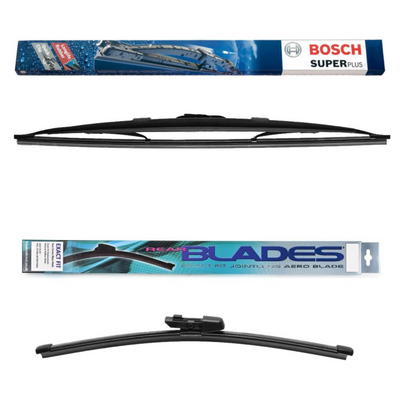 Bosch Super Plus and Blades Rear Screen - Triple Pack