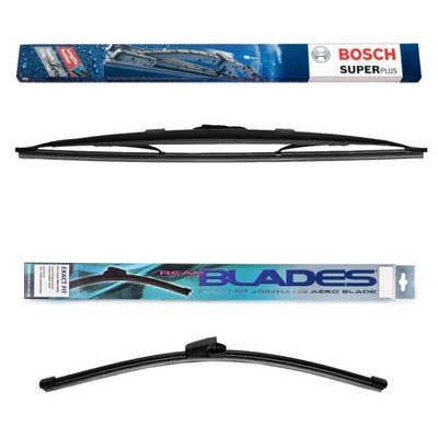 Bosch Super Plus and Blades Rear Screen - Triple Pack
