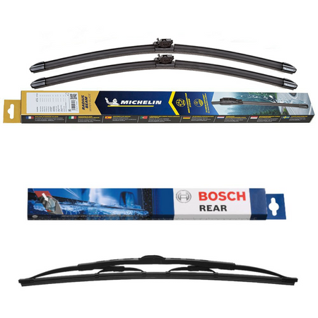 Michelin Radius Beam & Bosch Rear Screen - Triple Pack