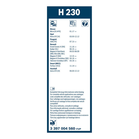Bosch Rear Screen