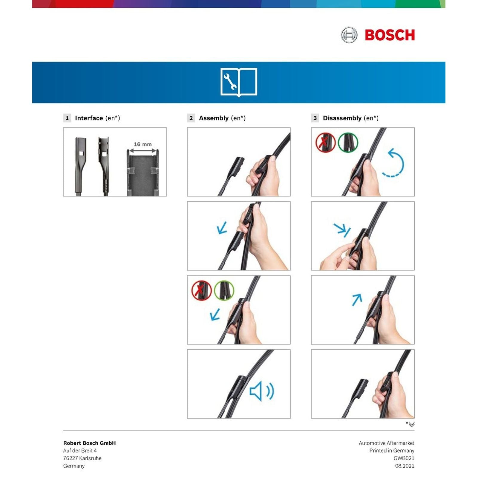 A298S Bosch Aerotwin Twin Pack | Windscreen Wipers