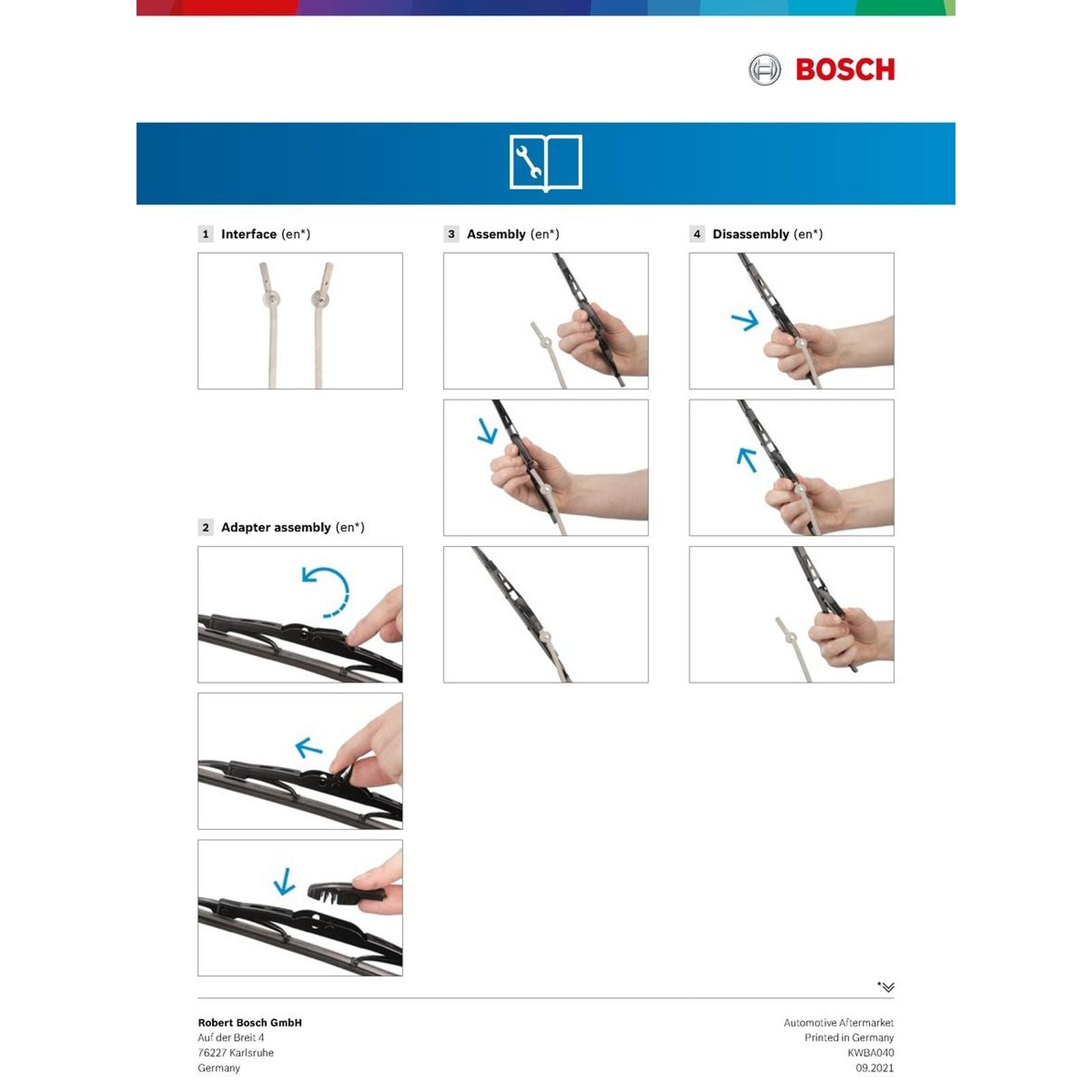 H251 Bosch Rear Screen Wiper H | Windscreen Wipers