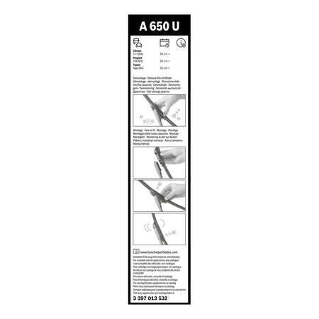 A650U Bosch Aerotwin Single Blade