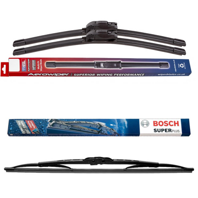 Windscreen Wipers Aerowiper & Bosch Super Plus - Triple Pack