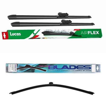 Lucas AIRFLEX Direct Fit and Blades Rear Screen - Triple Pack