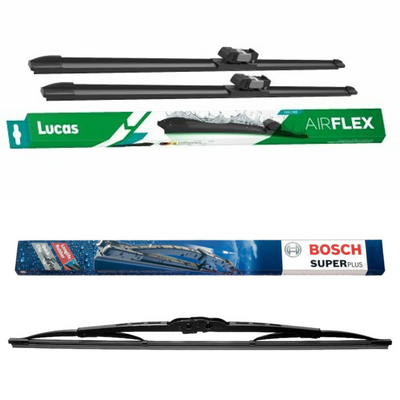 Lucas AIRFLEX Direct Fit and Bosch Super Plus - Triple Pack