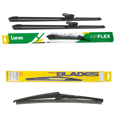 Lucas AIRFLEX Direct Fit and Blades Rear Screen - Triple Pack