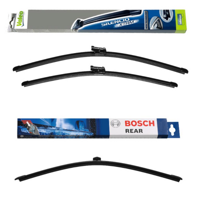 Valeo Silencio AquaBlade and Bosch Rear Screen - Triple Pack