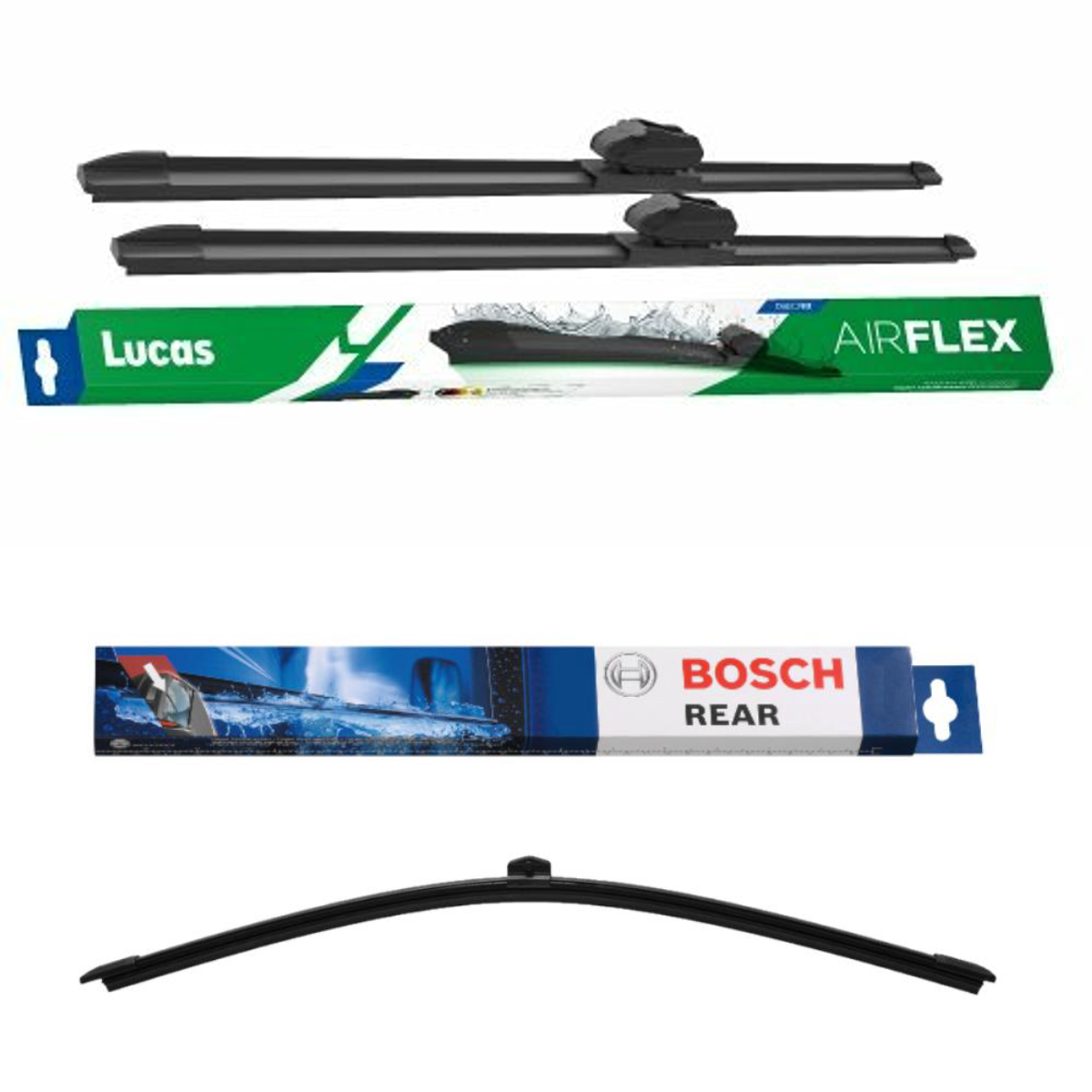 Front Windscreen Wiper Blades For Ford S-Max 2015-2020 (Set Of 2, 30/30)