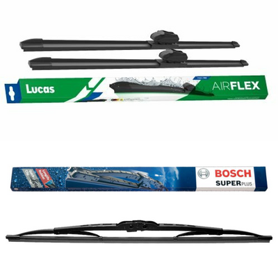 Lucas AIRFLEX Direct Fit and Bosch Super Plus - Triple Pack