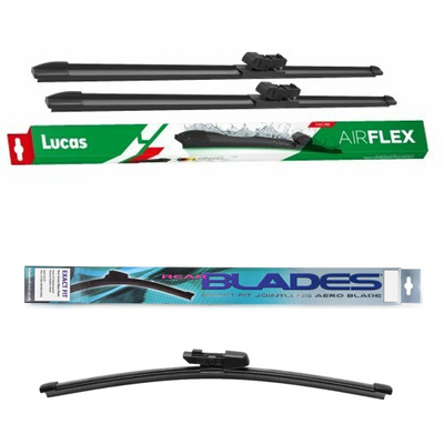 Lucas AIRFLEX Direct Fit and Blades Rear Screen - Triple Pack