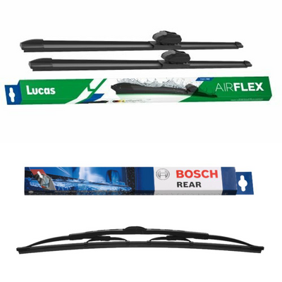 Lucas AIRFLEX Direct Fit and Bosch Rear Screen - Triple Pack