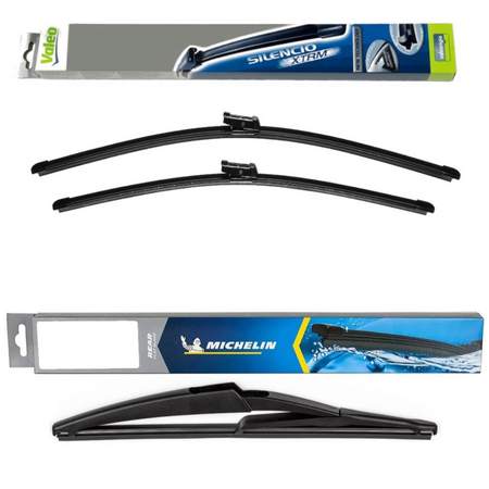 Valeo Silencio X.TRM and Michelin Rear Screen - Triple Pack