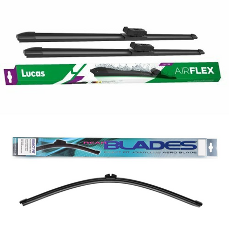 Lucas AIRFLEX Direct Fit and Blades Rear Screen - Triple Pack