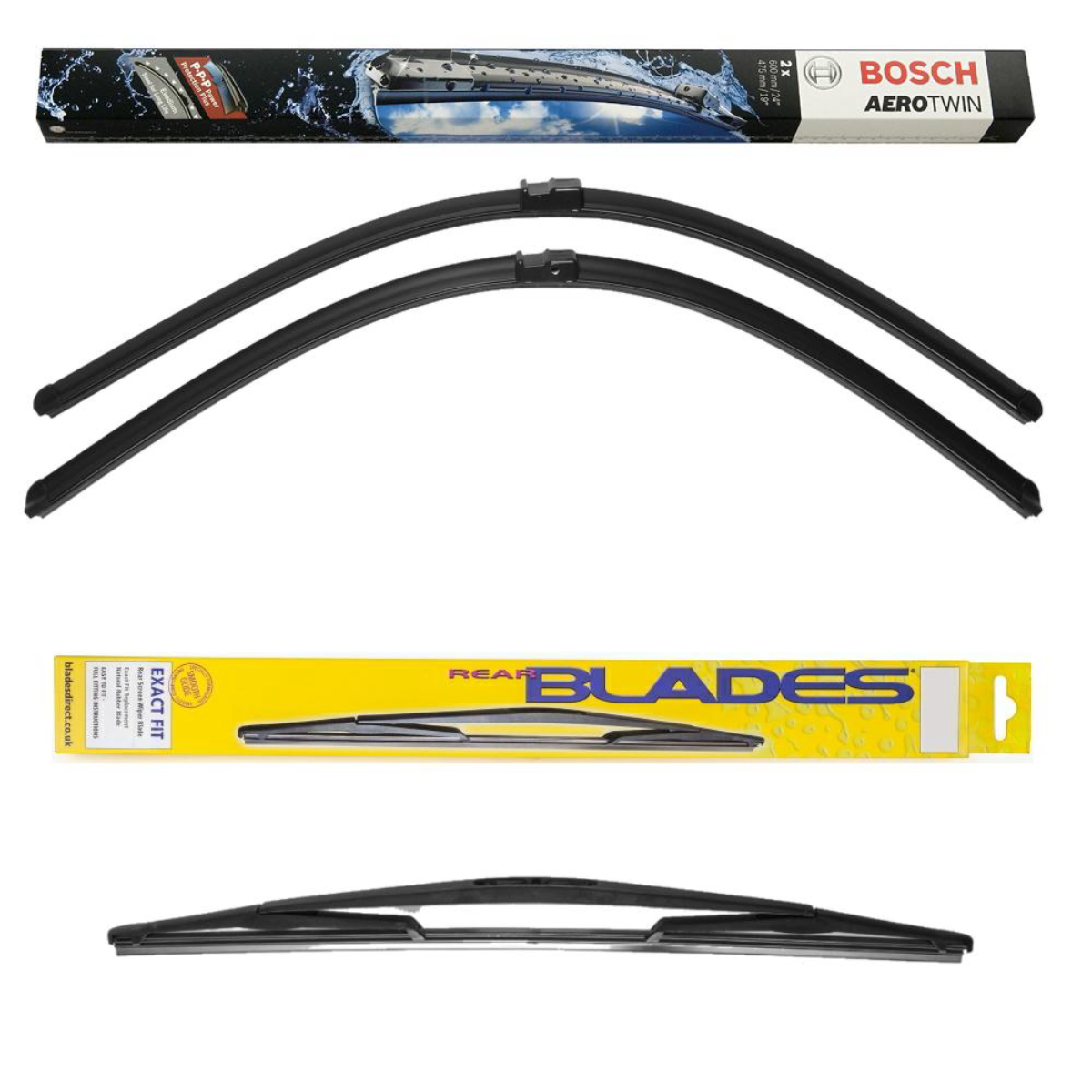 Front Windscreen Wiper Blades For Renault Trafic 2014-2025 – Unbranded, 2619, Pair