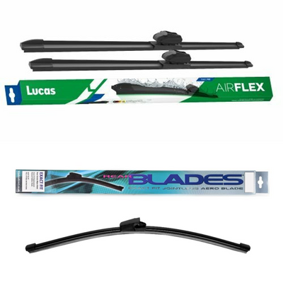 Lucas AIRFLEX Direct Fit and Blades Rear Screen - Triple Pack
