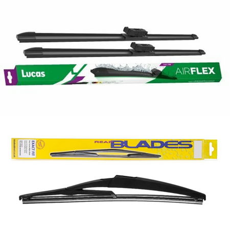 Lucas AIRFLEX Direct Fit and Blades Rear Screen - Triple Pack