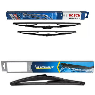 Bosch Super Plus and Michelin Rear Screen - Triple Pack