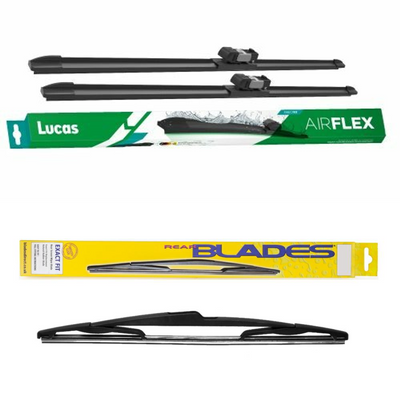 Lucas AIRFLEX Direct Fit and Blades Rear Screen - Triple Pack