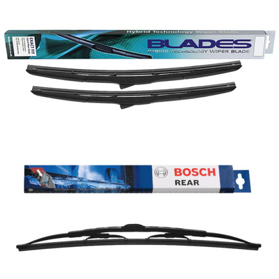 Blades Hybrid and Bosch Rear Screen - Triple Pack