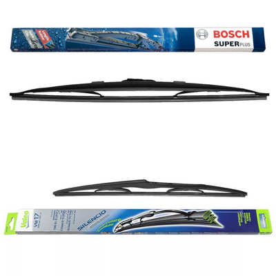 Bosch Super Plus and Valeo Silencio Rear - Triple Pack