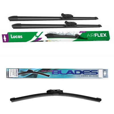 Lucas AIRFLEX Direct Fit and Blades Rear Screen - Triple Pack