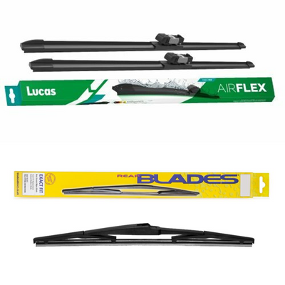 Lucas AIRFLEX Direct Fit and Blades Rear Screen - Triple Pack