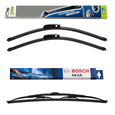 Valeo Silencio X.TRM and Bosch Rear Screen - Triple Pack