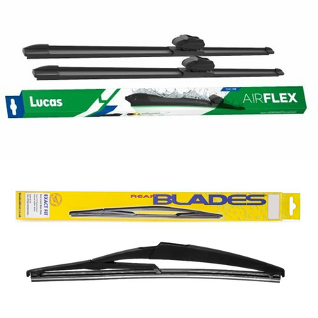 Lucas AIRFLEX Direct Fit and Blades Rear Screen - Triple Pack